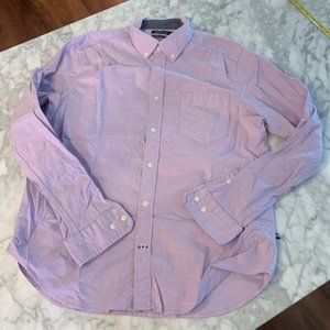 Nautica classic fit lavender shirt size medium